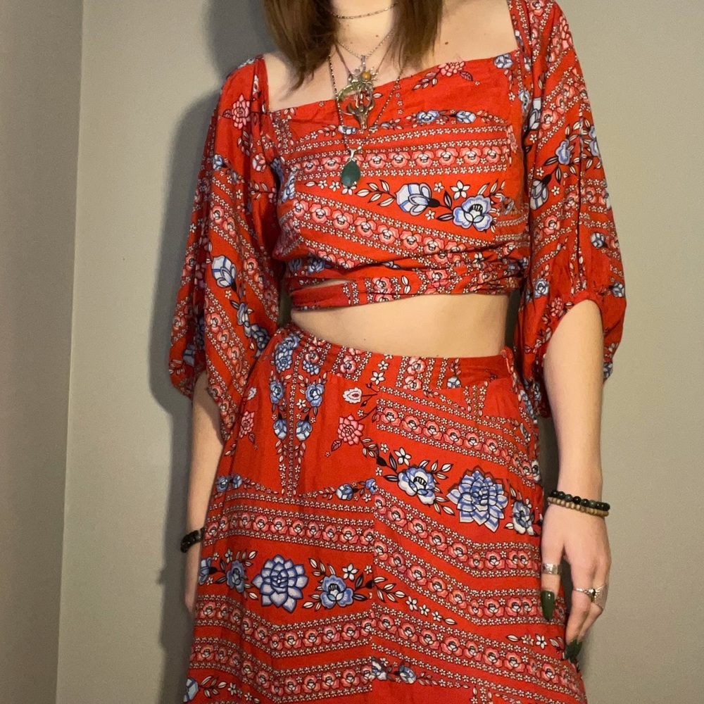 Red two-piece❤️